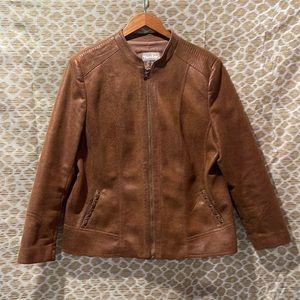 3 for $35 Tan Jay Faux Suede Jacket 16